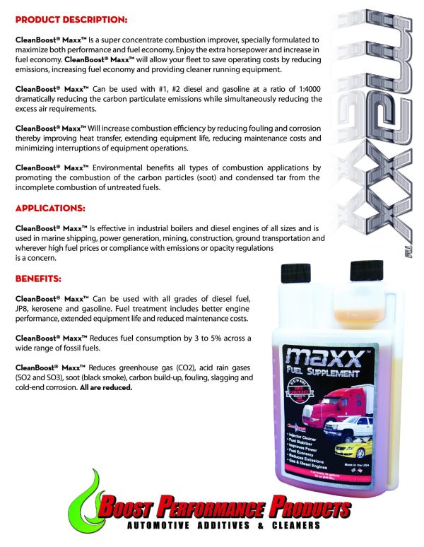 CleanBoost Maxx Flyer back